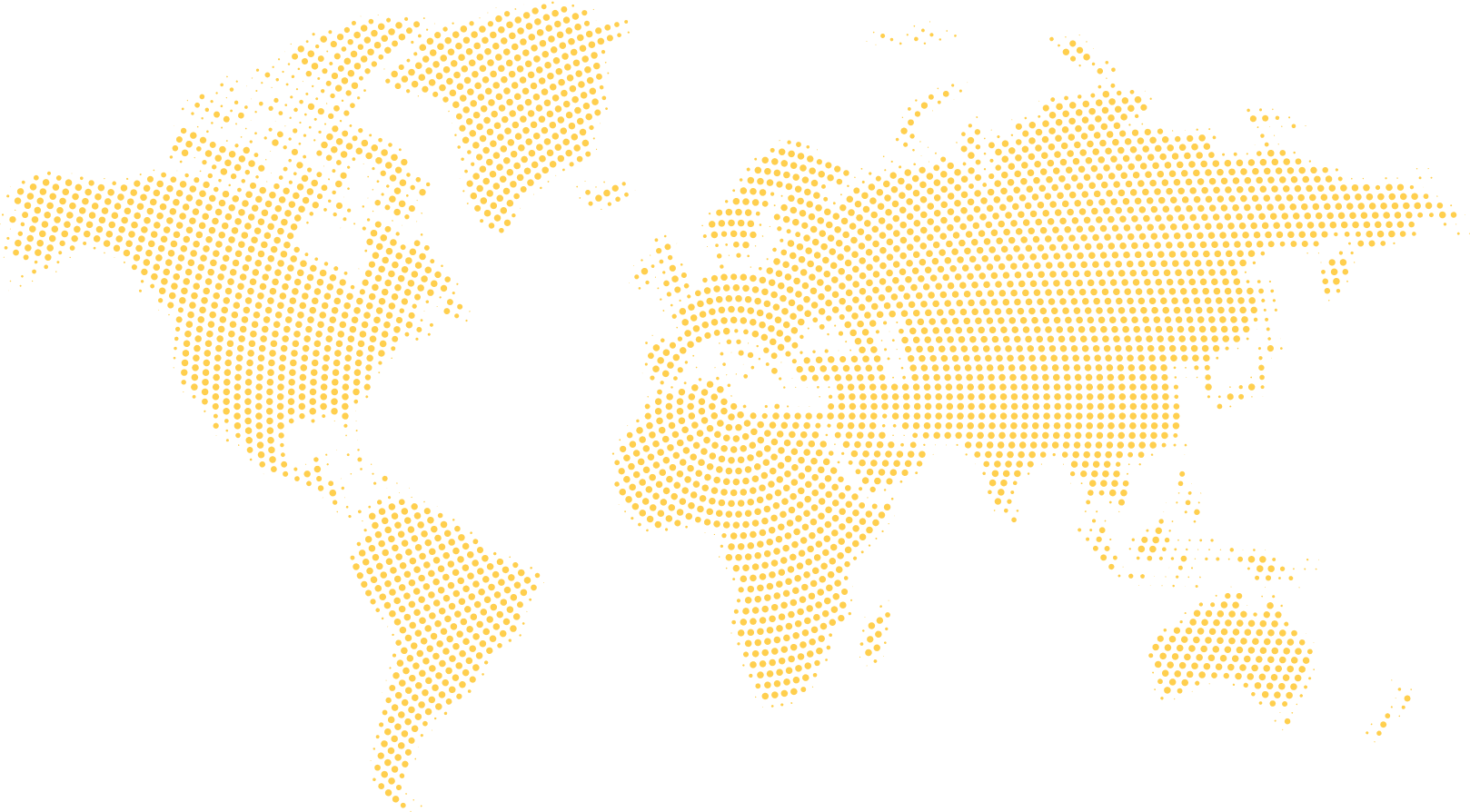 Illustrated world map showing the foundation's global reach